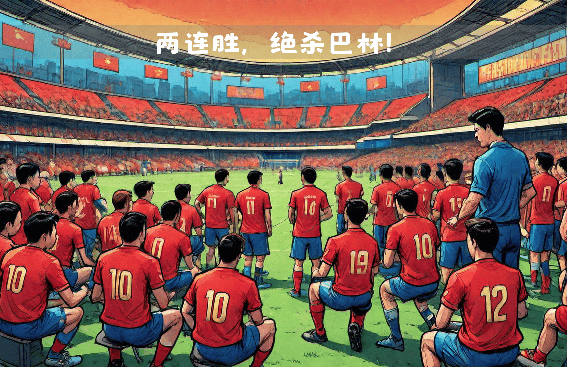 国际足球比赛中，中国队连胜两场